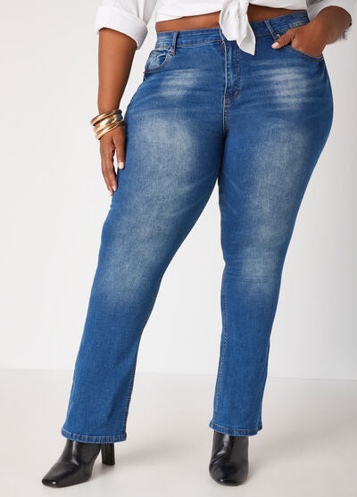 Ashley Stewart High Rise Bootcut Jeans(X2)