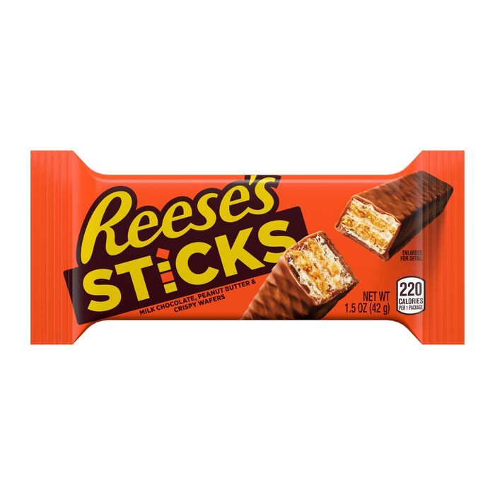 REESE'S STICKS Milk Chocolate Peanut Butter Candy Bars, 1.5 oz (20 Count)