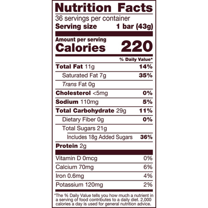 HERSHEY'S Cookies 'n' Creme Candy Bars, 1.55 oz (36 Count)