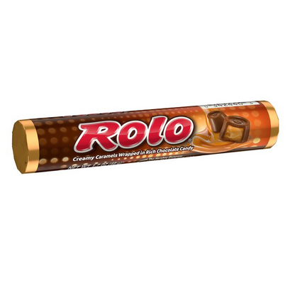 ROLO Rich Chocolate Caramels Candy Rolls, 1.7 oz (36 Count)