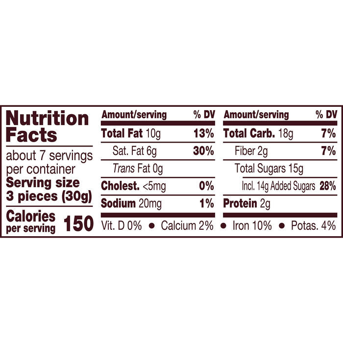 HERSHEY'S NUGGETS Truffles Dark Chocolate 7.7oz Candy Bag