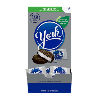 YORK Dark Chocolate Peppermint Patties Candy Bulk Box, 84 oz