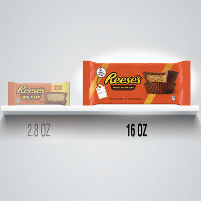 REESE'S World's Largest Peanut Butter Cups 1 lb. Candy Pack