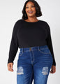 Ashley Stewart Basic Long Sleeved Tee (x3)