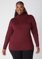 Ashley Stewart Ribbed Turtleneck Sweater (x2)