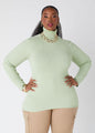 Ashley Stewart Ribbed Pullover Turtleneck Sweater (x2)