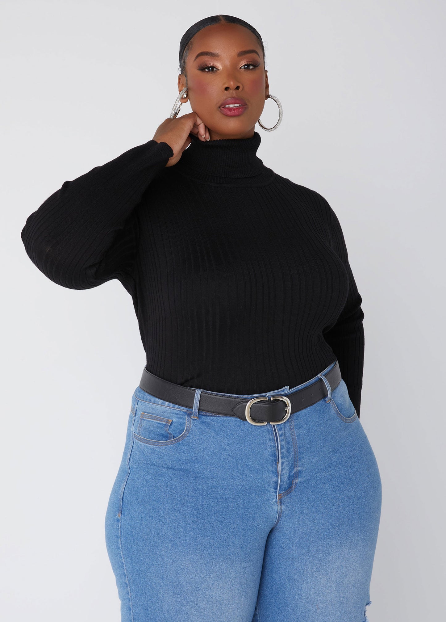 Ashley Stewart Pullover Turtleneck Sweater (x2)