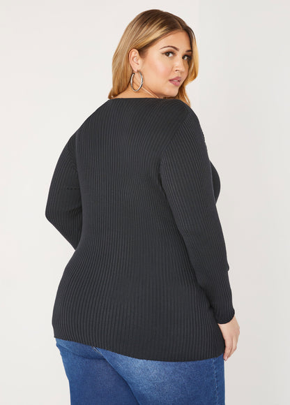 Ashley Stewart Twisted Cutout Sweater (x2)