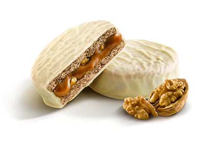 Pampa Direct Havanna Alfajor Nuez, White Chocolate with Nuts and Dulce de Leche (box of 12)