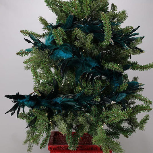 Cracker Barrel Peacock Feather Garland