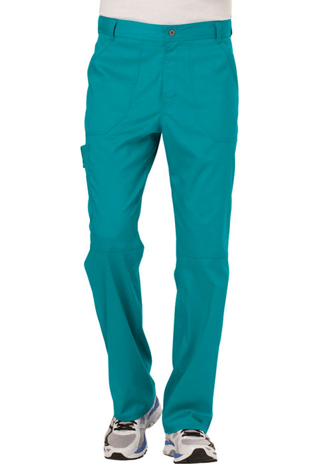 Cherokee Workwear Revolution Men's Fly Front Pant #WW140 - Teal Blue