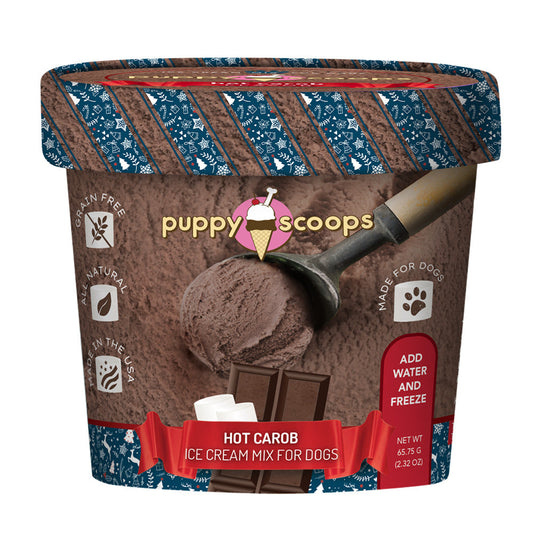 Puppy Cake Puppy Scoops Ice Cream Mix - Christmas Hot Carob, Cup Size, 2.32 oz