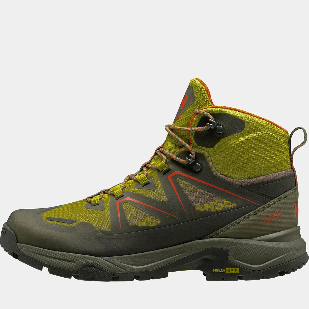 Helly Hansen Men's Cascade HELLY TECH Waterproof Mid Cut Hiking Boots - 452 NEON MOSS /
