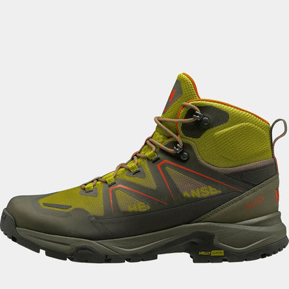 Helly Hansen Men's Cascade HELLY TECH Waterproof Mid Cut Hiking Boots - 452 NEON MOSS /