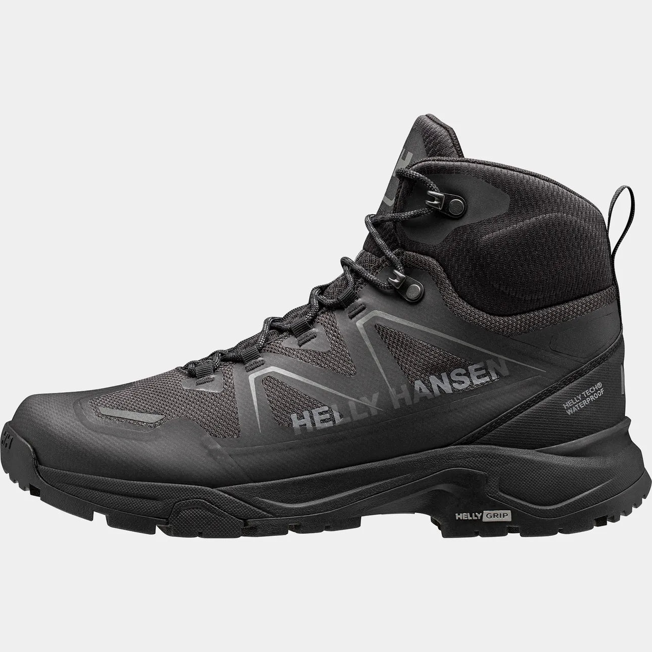 Helly Hansen Men's Cascade HELLY TECH Waterproof Mid Cut Hiking Boots - 990 BLACK / NEW