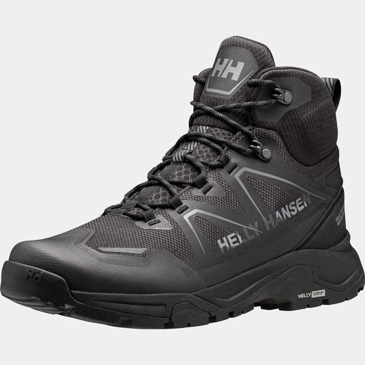 Helly Hansen Men's Cascade HELLY TECH Waterproof Mid Cut Hiking Boots - 990 BLACK / NEW