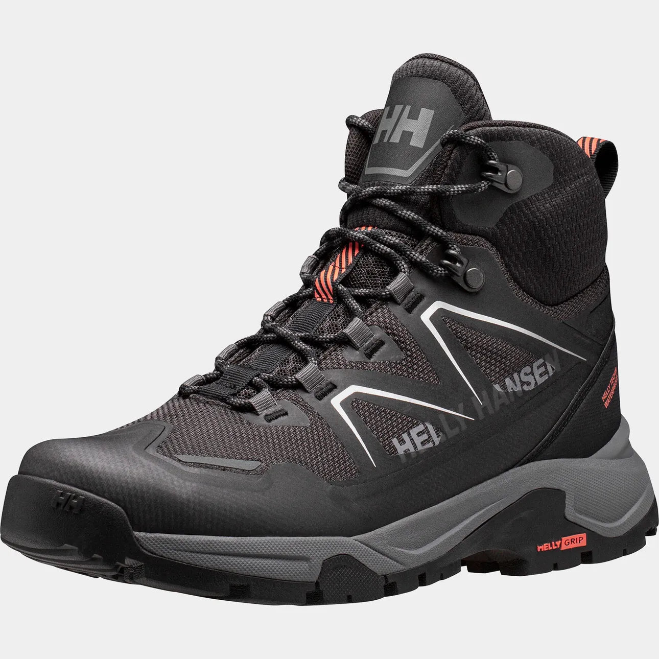 Helly Hansen Women's Cascade HELLY TECH Waterproof Mid Cut Hiking Boots - 990 BLACK / BRI