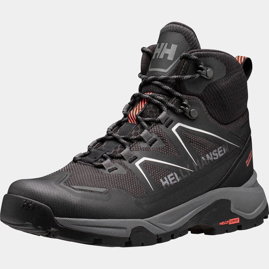 Helly Hansen Women's Cascade HELLY TECH Waterproof Mid Cut Hiking Boots - 990 BLACK / BRI