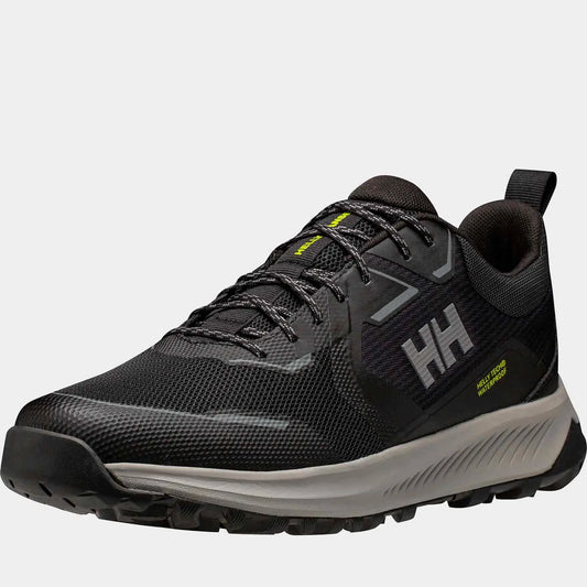 Helly Hansen Men's Gobi 2 HELLY TECH Waterproof Low-Cut Hiking Shoes - 990 BLACK / SWE