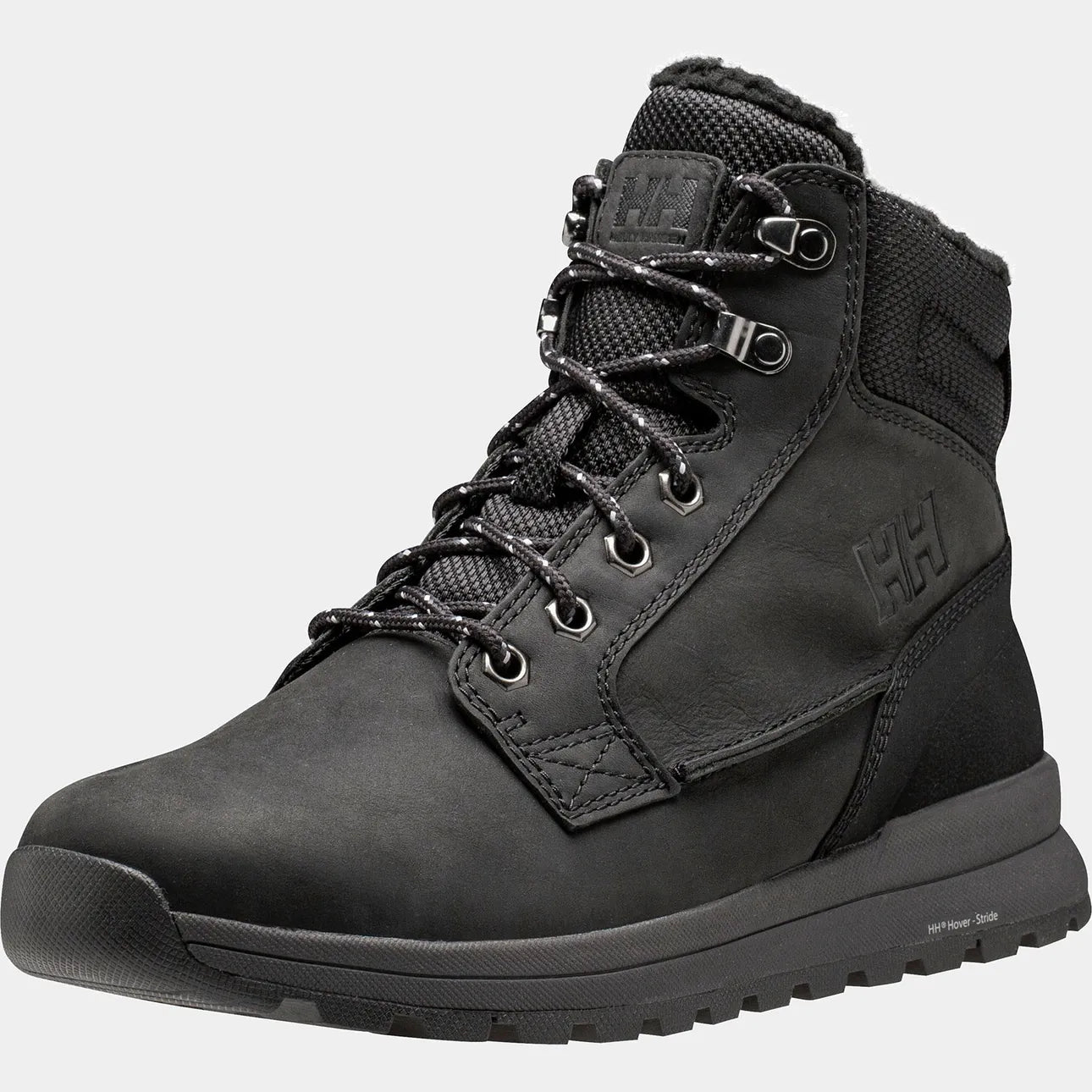 Helly Hansen Men's Kelvin Lx Waterproof Leather Boots - 990 BLACK/CHARC