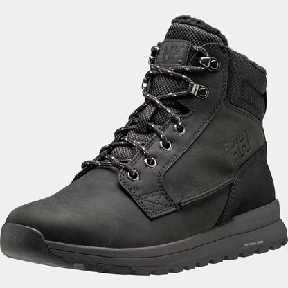 Helly Hansen Men's Kelvin Lx Waterproof Leather Boots - 990 BLACK/CHARC