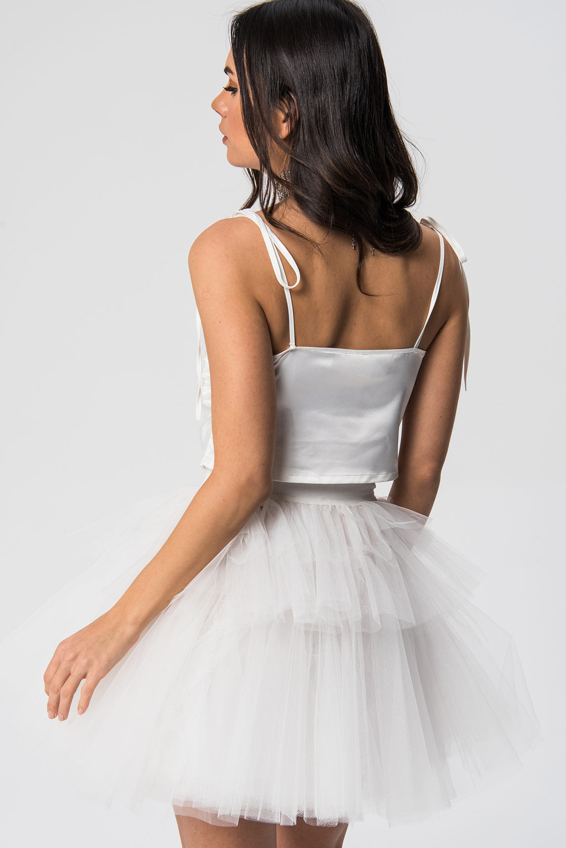 Kikiriki Women's Offwhite Mini Tutu Skirt