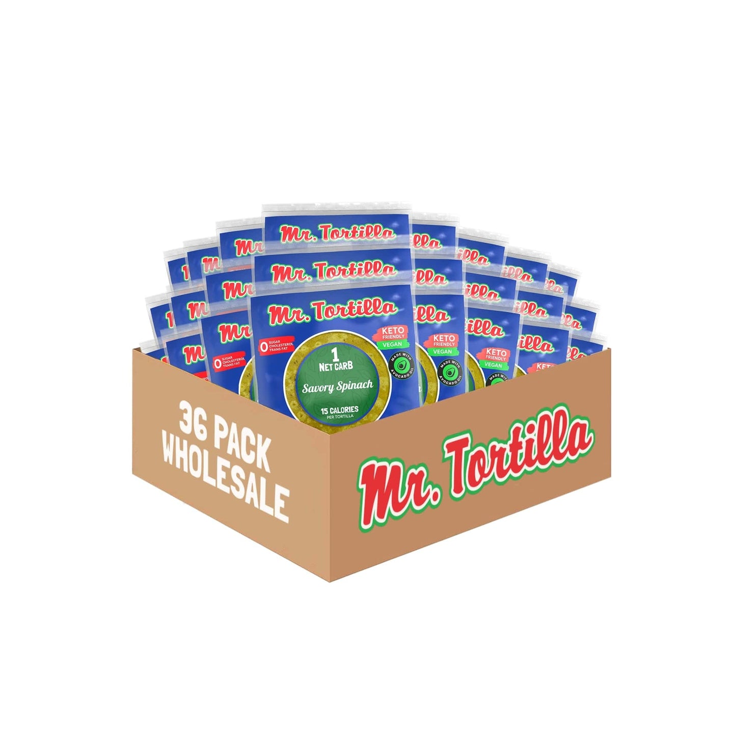 Mr. Tortilla Wholesale 1 Net Carb Tortilla (36 Count)