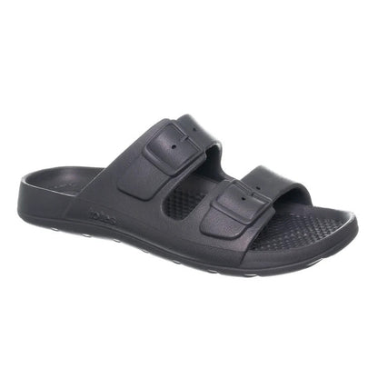 Totes Men's Double Buckle Slide with Everywear Technology