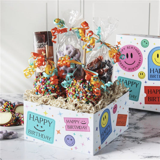 Mrs Prindables Happy Birthday Box Caramel Apple Gift Set