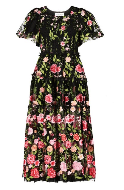 JessaKae Rose Dress - Black