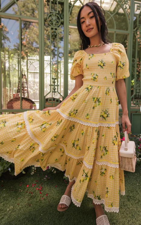 JessaKae Lemon Meringue Dress - Lemon Meringue