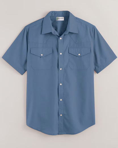 BLAIR Haband Snap-Tastic Western Shirt Top 2