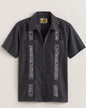 BLAIR Haband Men’s Zip Front Guayabera Shirt