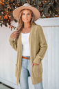 Cupshe Cable Knit Open-Front Cardigan (x2)