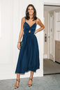 Cupshe Satin Sweetheart Twist & Keyhole Maxi Dress