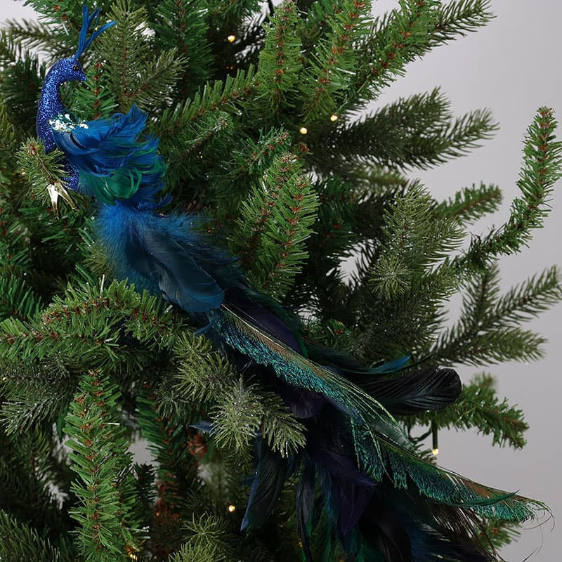 Cracker Barrel Peacock Clip Ornament