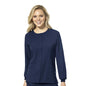 Wink W123 Women's Crew Neck Warm Up Jacket #8155-1