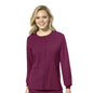 Wink W123 Women's Crew Neck Warm Up Jacket #8155-4