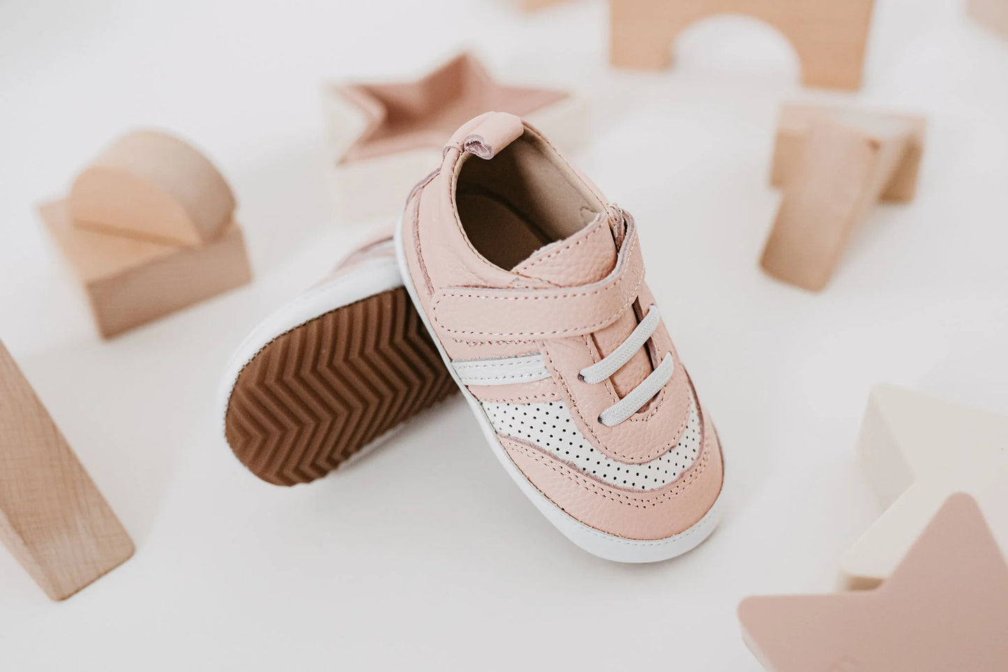 Little Love Bug Co. Pink Henry Low Top