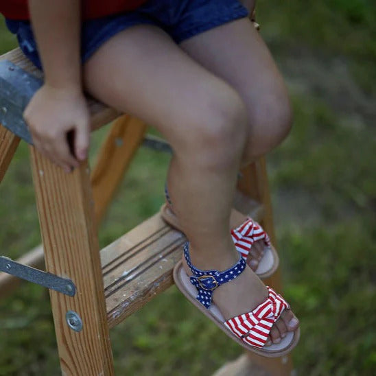 Little Love Bug Co. Patriotic Hazel Sandal