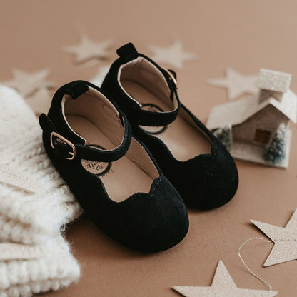 Little Love Bug Co. Black Suede Olivia