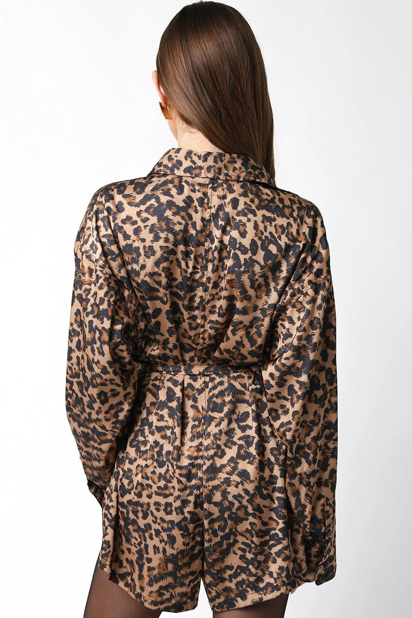 Ruby & Jenna Women's Printed Romper