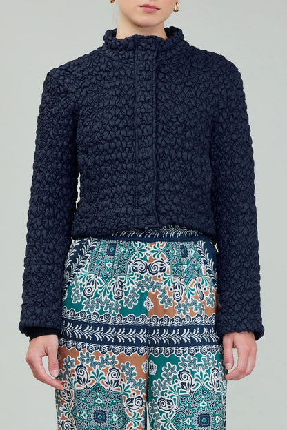 Ruby & Jenna Women's Quilted Puffed Jacket