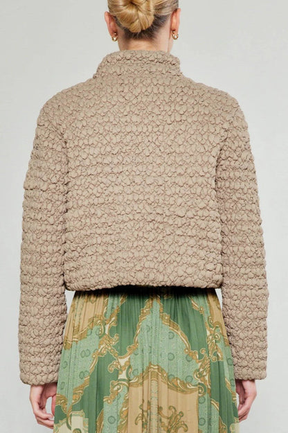 Ruby & Jenna Women's Quilted Puffed Jacket