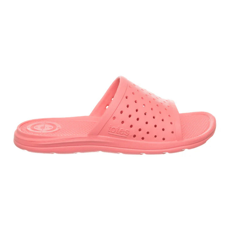 Totes Everywear Women's Ara Perforated Slide