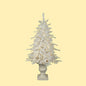 Cracker Barrel 4.5' Prelit White Christmas Tree