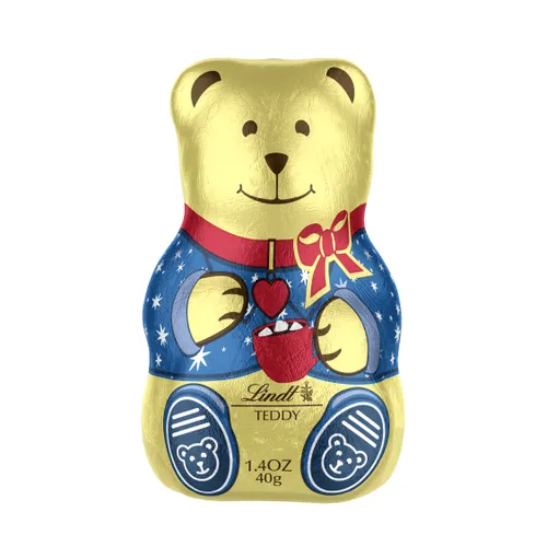 Lindt Chocolate Lindt Hollow Figure Teddy Pajamas Milk Chocolate (24-pc, 1.4 oz each)