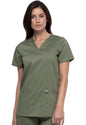 Cherokee Workwear Revolution Women's V-Neck Top #WW620 4