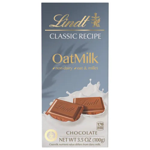 Lindt Chocolate OatMilk CLASSIC RECIPE Chocolate Bar (3.5 oz)