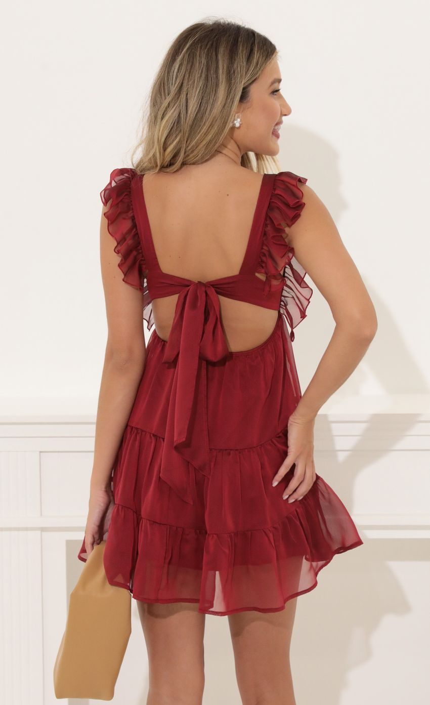 Lucy in the Sky Baby Doll Ruffle Dress